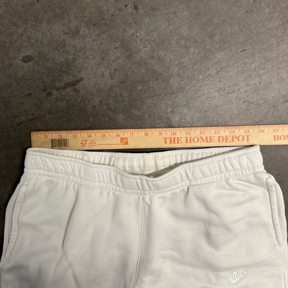 Nike Sportswear Club Fleece Joggers Mens XL Sail White Sweatpants BV2671-133 - Picture 5 of 7